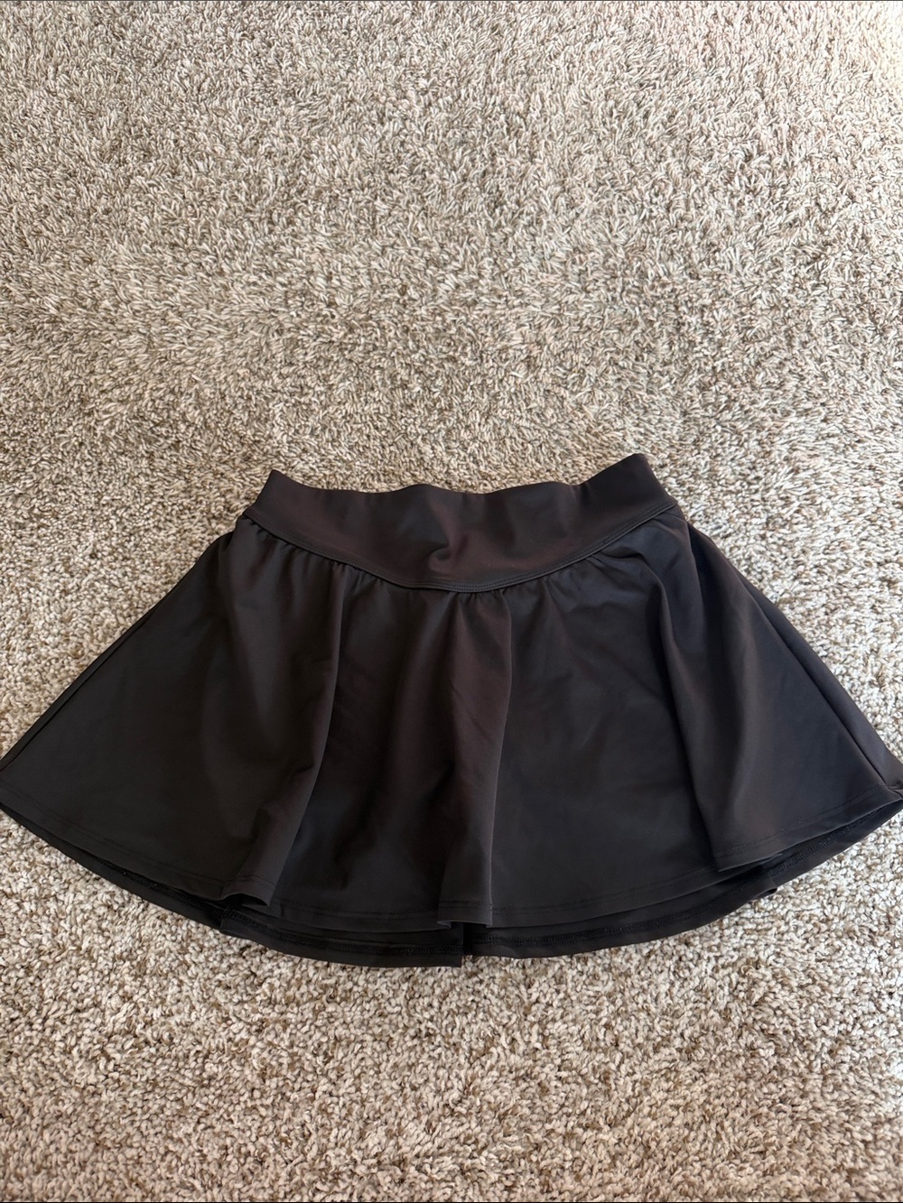 art class Black Skater Athletic Circle Skirt
